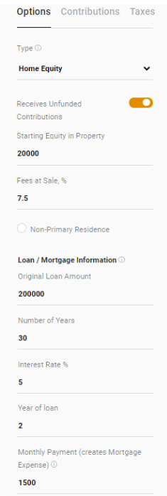 Loan / Mortgage Information